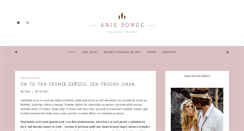 Desktop Screenshot of aniesonge.com